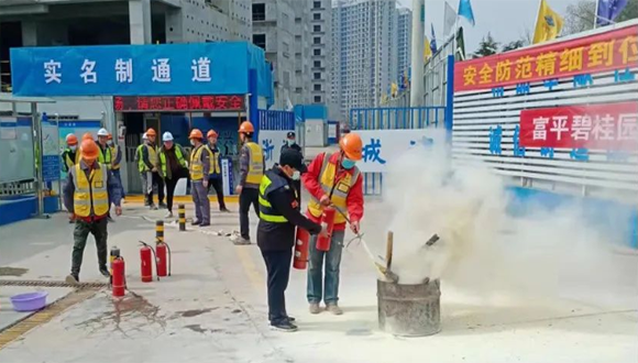 【hth华体会(中国)】组织开展应急救援演练 提升项目安全管理水平